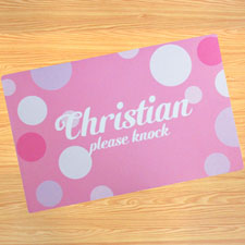 Create Your Own Personalized Girl My Name Door Mat
