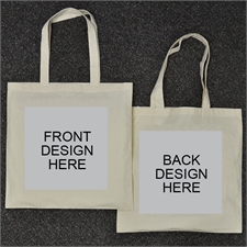 Custom Full Color 2 Side Cotton Tote Bag