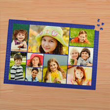 Navy Nine Collage 1000 Piece 19.75x28 Personalized Jigsaw Puzzle