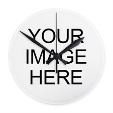 Frameless Custom Design Wall Clock Custom Printed