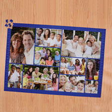 Navy Ten Collage 1000 Piece 19.75x28 Personalized Jigsaw Puzzle