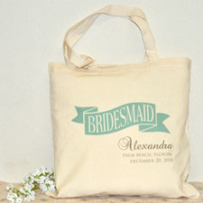 Bridesmaid Cotton Tote Bag