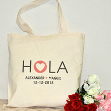 Hola Custom Cotton Tote Bag