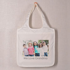 Full Landscape Image & Text Folded Shopper Bag