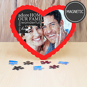 Magnetic Heart Shaped Puzzles